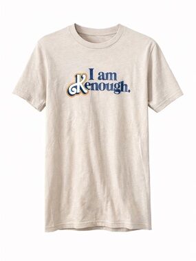 Barbie Movie “I Am Kenough” Graphic Tee Beige Size M
